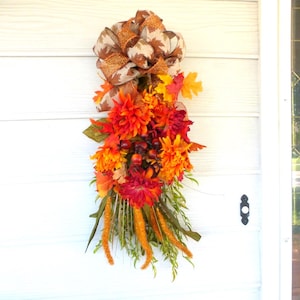 Adornos de puerta otoñales, Adornos de puerta para otoño