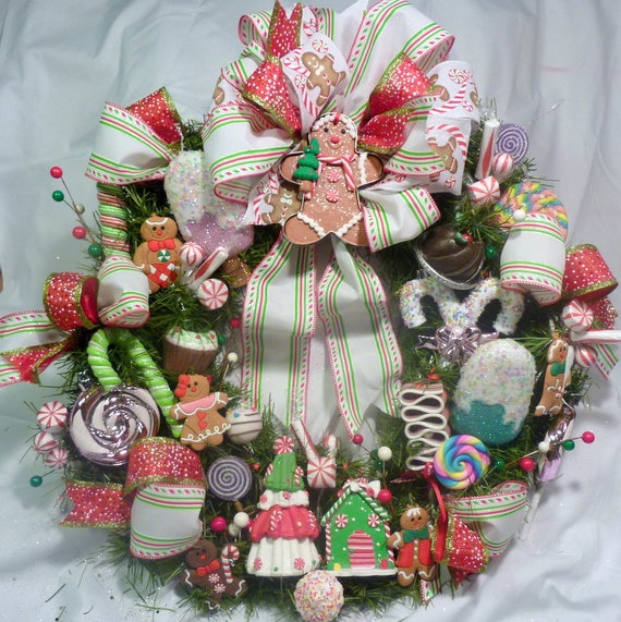 Christmas candy wreath Clearance