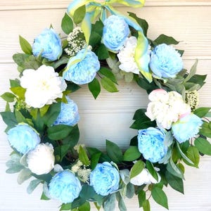Peony wreath, Wreaths for the Front door