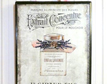 Paris Lavender Wood sign, French Country decor