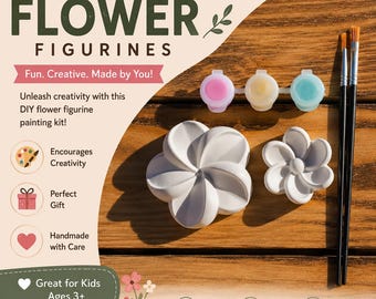 Kids Party Favors • Flower Paint Kit • Paint a Magnet
