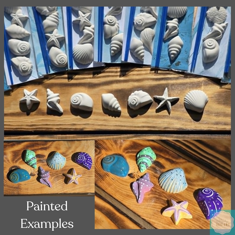 Kids Party Favors • Seashell Paint Kit image 2