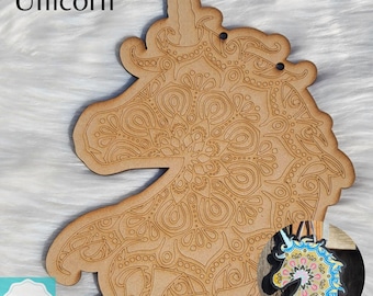 DIY Paint Your Own Horse or Unicorn Wooden Sign