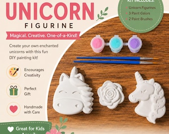 Kids Party Favors • Unicorn Paint Kit • Paint a Magnet