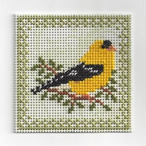 Uccelli dell&#39;aria - Cardellino - Schema punto croce contato - PDF Download immediato