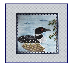 Aquatic Birds - Loon - Cross Stitch Chart - PDF Instant Download File