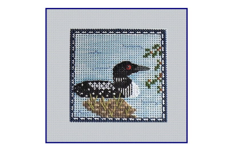 Aquatic Birds Loon Cross Stitch Chart PDF Instant Etsy