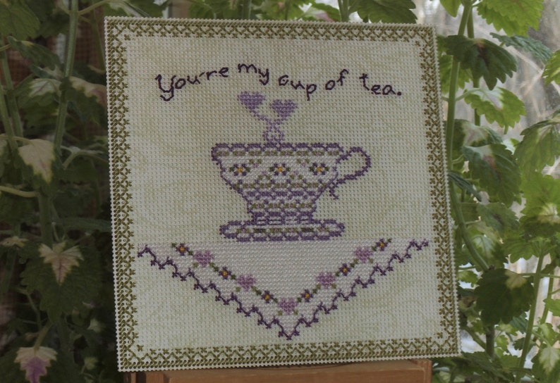You're My Cup of Tea - Counted Cross Stitch Chart - PDF Instant ...