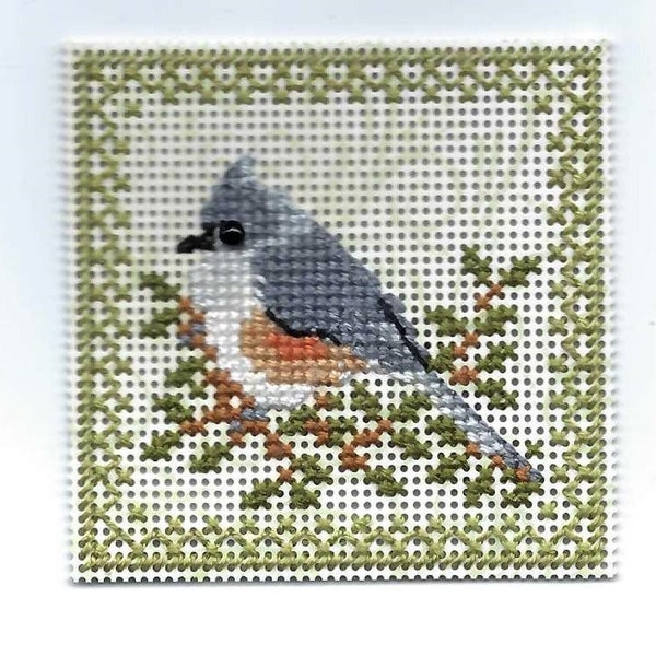 More Birds of the Air - Tufted Titmouse - Counted Cross Stitch Chart - PDF Instant Download