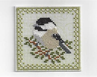 Birds of the Air - Chickadee - Counted Cross Stitch Chart - PDF Instant Download