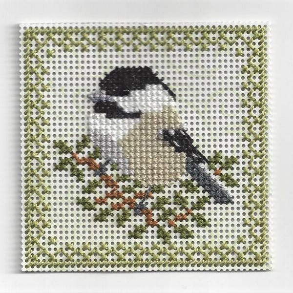 Birds of the Air - Chickadee - Counted Cross Stitch Chart - PDF Instant Download