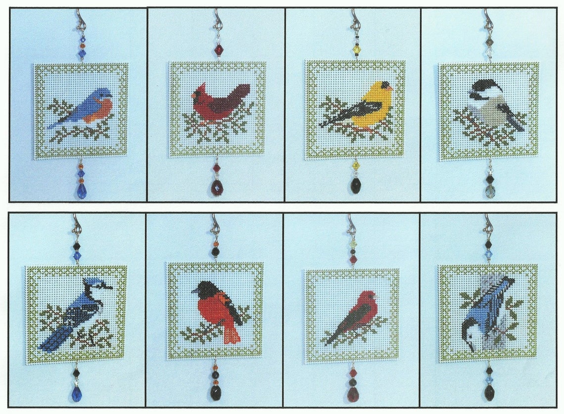 Birds of the Air Goldfinch Counted Cross Stitch Chart PDF Etsy