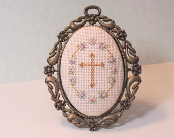 Filigree Cross - Counted Cross Stitch Chart - PDF Instant Download