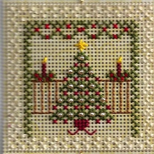 Christmas Tree Ornament - Counted Cross Stitch Chart - PDF Instant Download
