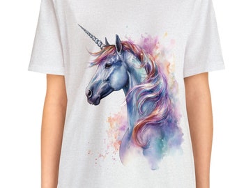 Unisex Jersey Short Sleeve Tee, Boho Hippie Magical Unicorn Fantasy T Shirt, Bohemian Apparel, Unisex Bella Canvas 3001 Cotton Tee, S-3XL