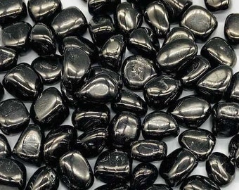 Bulk 1lb Tumbled Black Jet Gemstones, Bulk Wholesale Jet Tumbled Stones, Tumbled Black Gemstones, Bulk Crystals, Bulk Gemstones