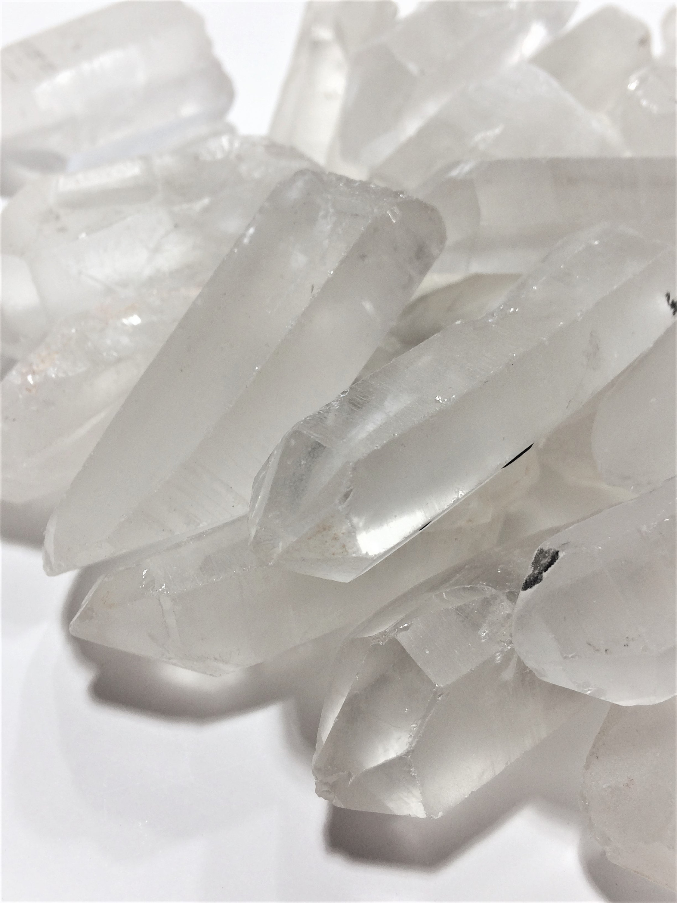 Bulk 1 Pound LARGE 23 Inch Quartz Crystal Points, B Grade, Wholesale Crystal Quartz Points