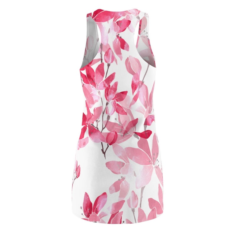 Japanese Cherry Blossom Floral Print Dress Women/'s Racerback Dress All Over Print Racerback Dress Apparel Clothing Womens Tank Dress