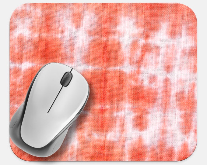 Tie Dye Mouse Pad, Hippie Mouse Pad, Computer Accessories, Tech Desk Supplies, Boho Bohemian Hippie Mouse Pad, Neoprene Non Slip Mouse Pad