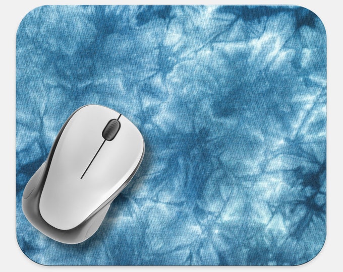 Tie Dye Mouse Pad, Hippie Mouse Pad, Computer Accessories, Tech Desk Supplies, Boho Bohemian Hippie Mouse Pad, Neoprene Non Slip Mouse Pad