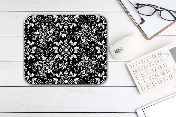 Batik Print Mouse Pad Home Office Desk Accessories Tech Desk Etsy