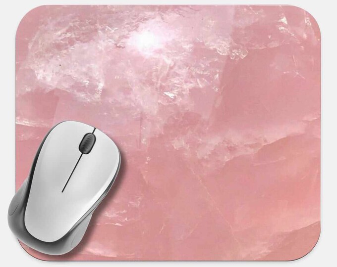 Gemstone Crystals Mouse Pad, Gems Mouse Pad, Computer Accessories, Tech Desk Supplies, Boho Bohemian Hippie Mouse Pad, Neoprene Mouse Pad