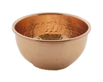 Hammered Copper Offering Bowl, 2" 3 Copper Smudge Pot, Sage Smudge Bowl, Herbs Offering Bowl, Ceremonial Smudge Bowl
