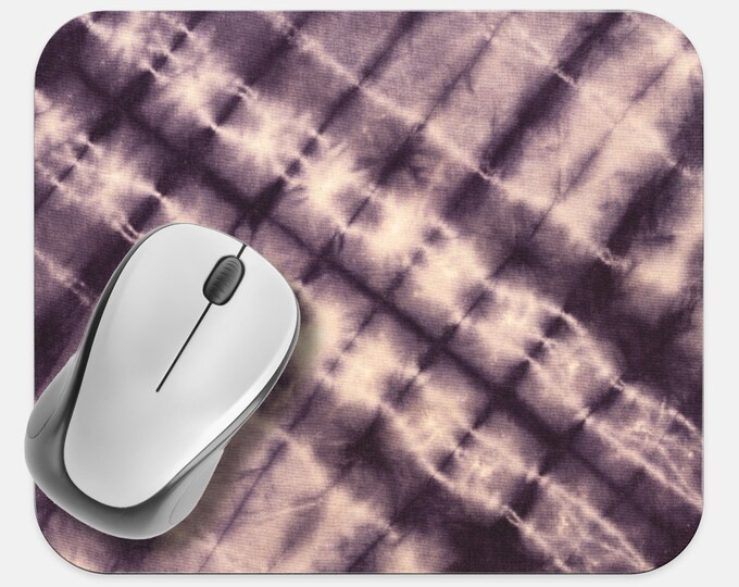 Tie Dye Mouse Pad, Hippie Mouse Pad, Computer Accessories, Tech Desk Supplies, Boho Bohemian Hippie Mouse Pad, Neoprene Non Slip Mouse Pad