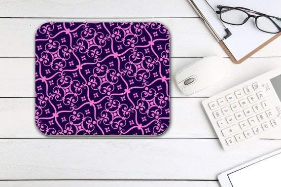 Batik Print Mouse Pad Home Office Desk Accessories Tech Desk Etsy