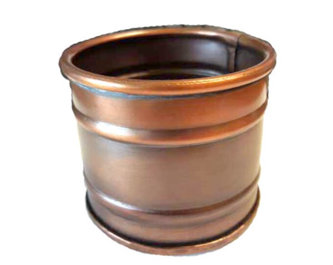 Beveled Copper Offering Bowl, 3" Copper Smudge Pot, Sage Smudge Bowl, Herbs Offering Bowl, Ceremonial Smudge Bowl