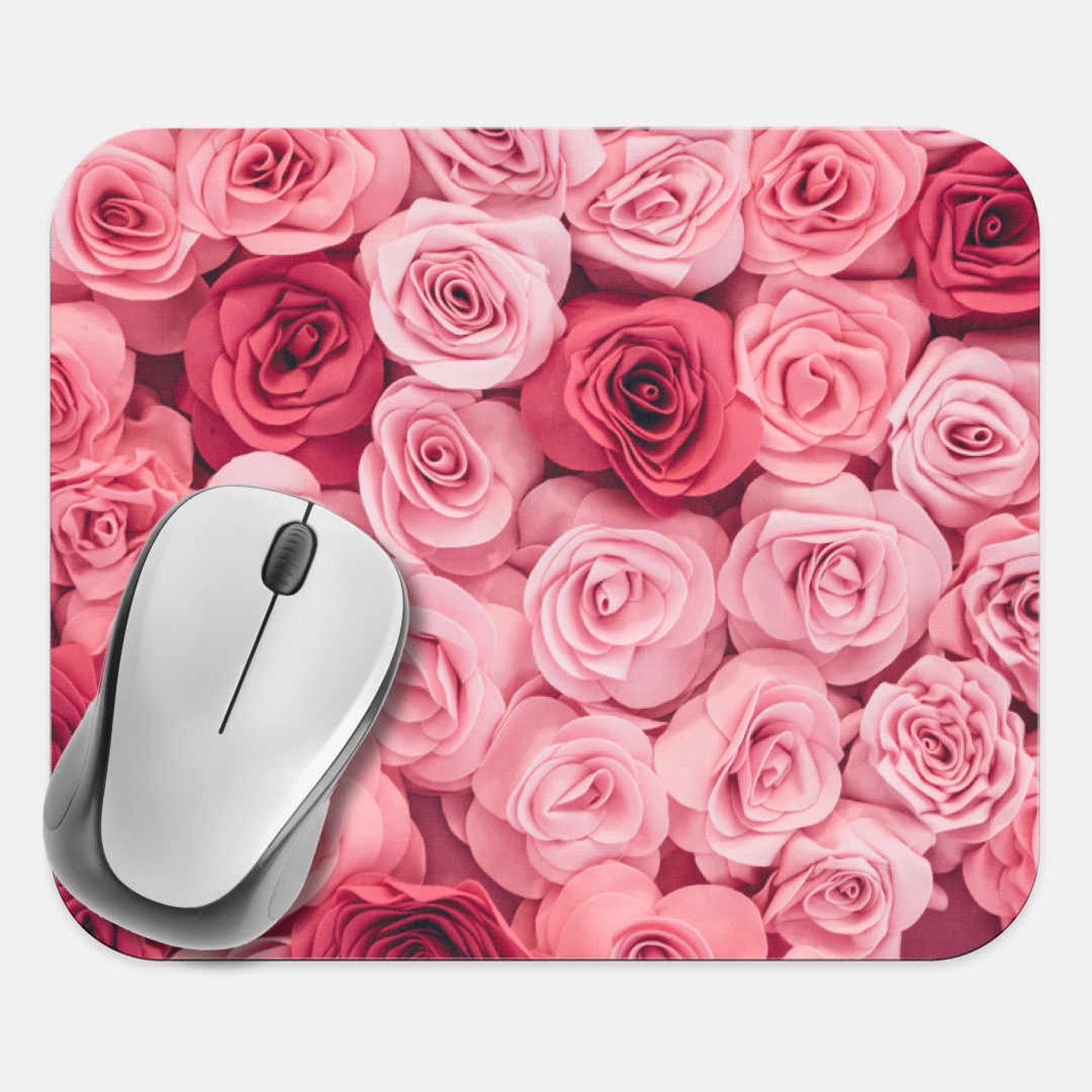 Floral Mouse Pad Flowers Mouse Pad Computer Accessories Etsy