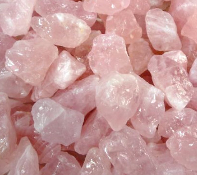 Bulk 1lb Raw Pink Rose Quartz Gemstones Bulk Wholesale Rose Etsy