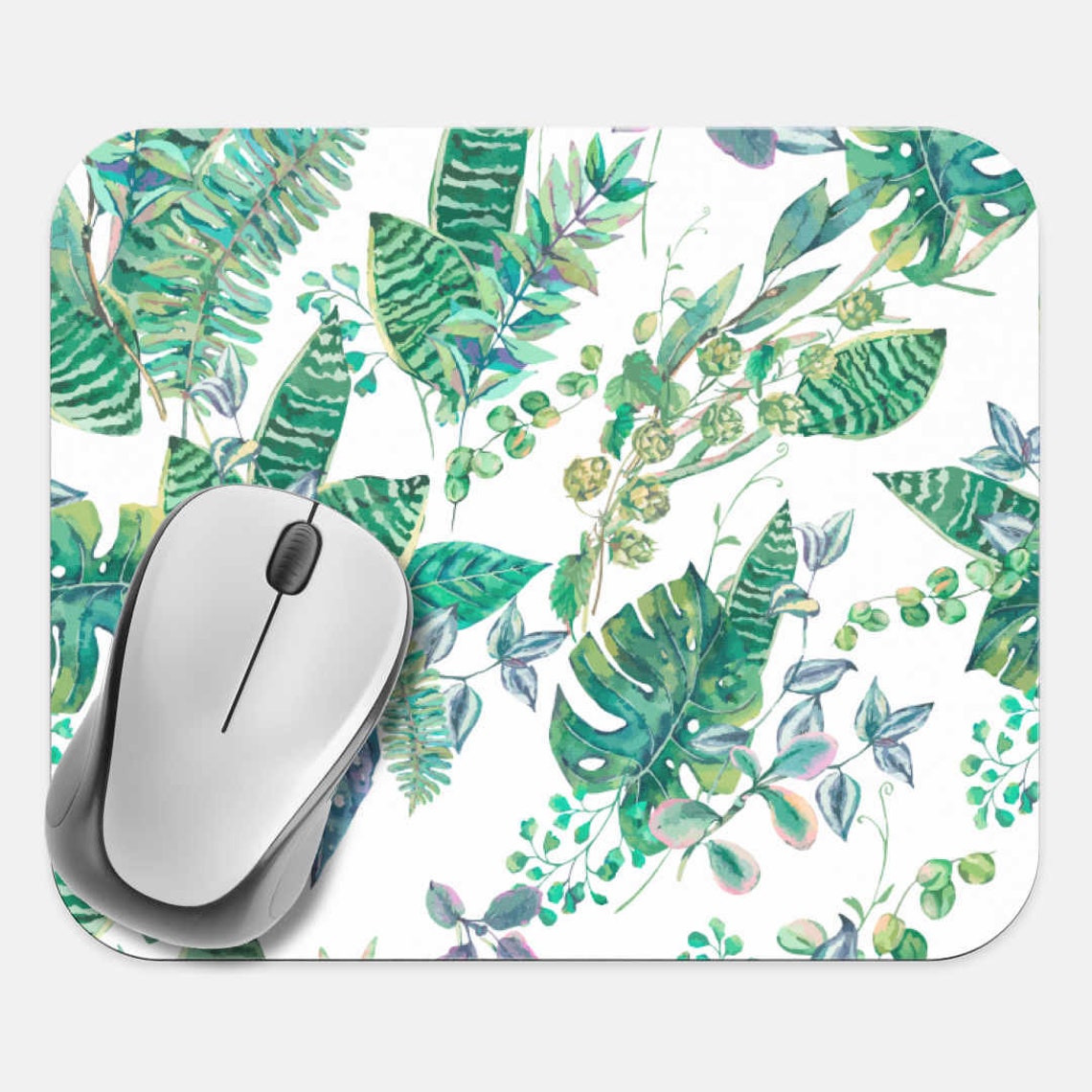 Floral Mouse Pad Flowers Mouse Pad Computer Accessories - Etsy