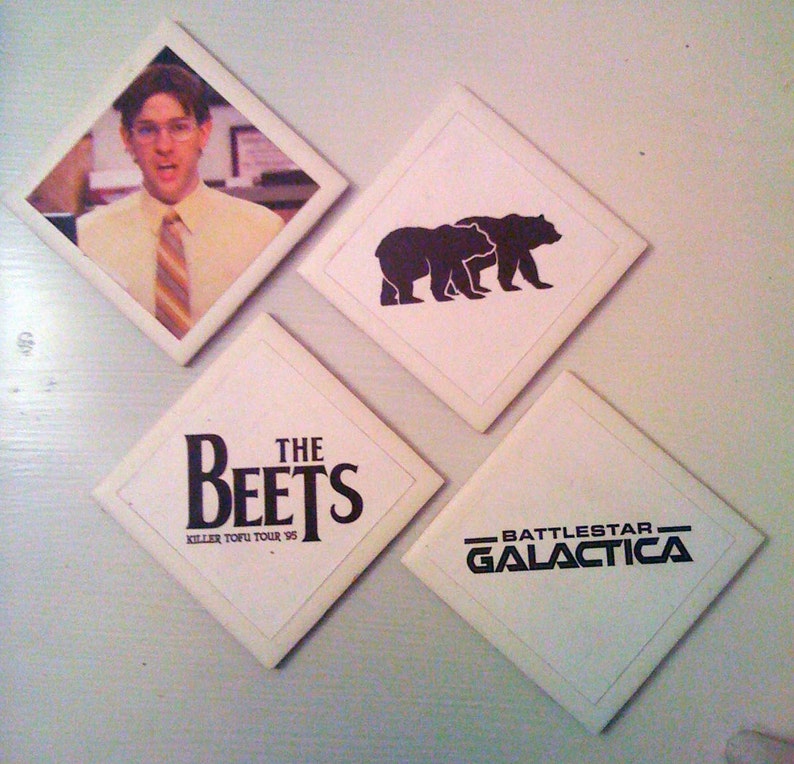 Custom Made The Office Coasters image 1