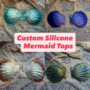 Custom Silicone Shell Mermaid Top Bra