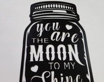 Mason Jar Moonshine Decor