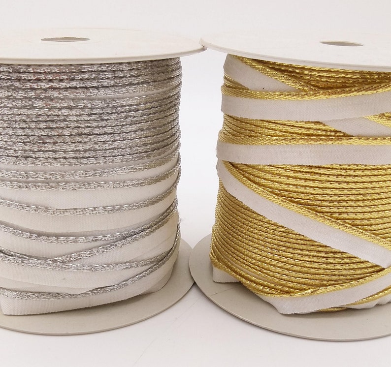 Wholesale Silver Piping Cord Trim White Lace Trim With Etsy UK