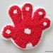 2 X Red Hands Palms Applique Patches - Etsy