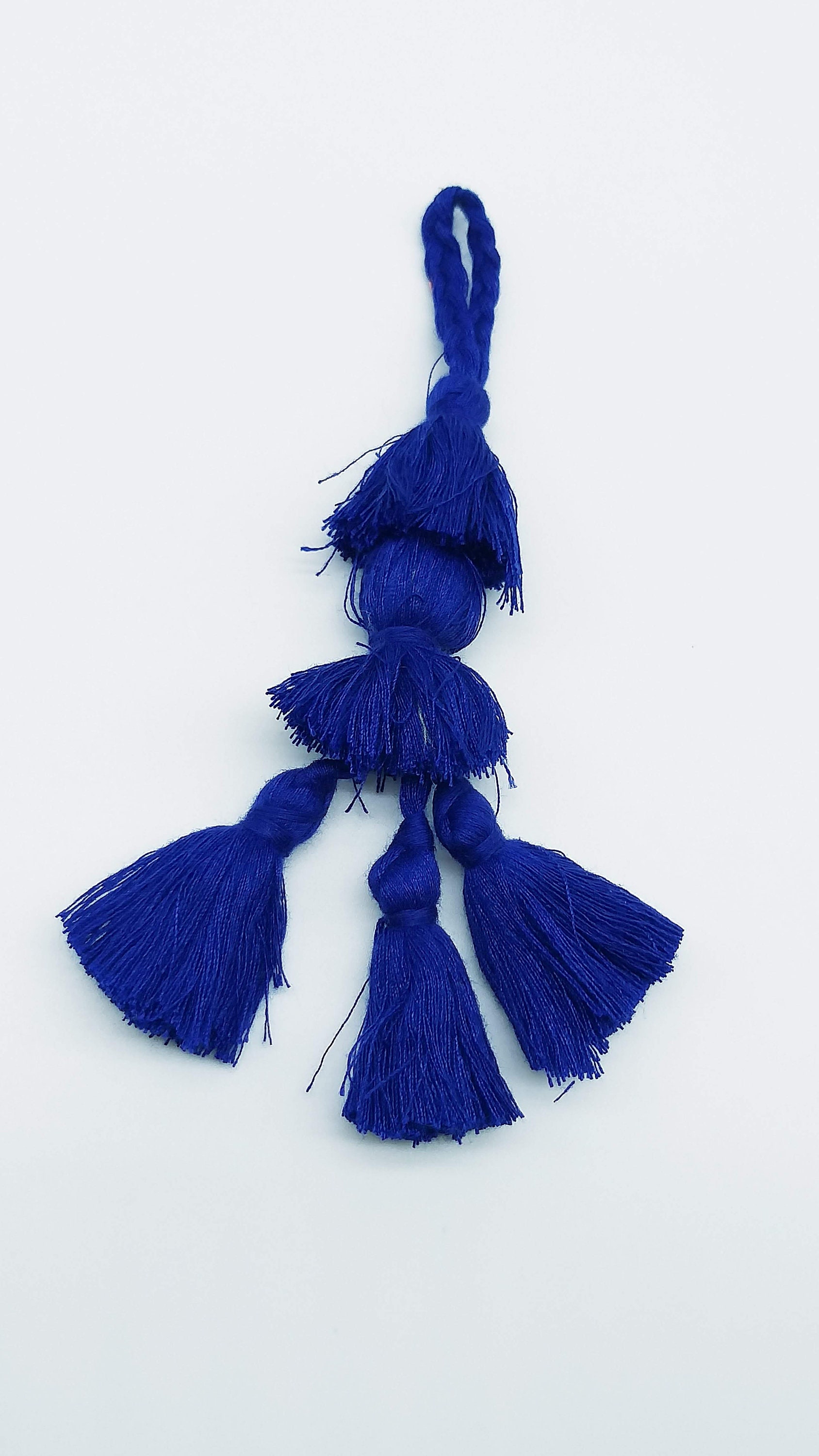 Royal Blue Tassels Cotton Tassels Bohemian Boho Chic | Etsy