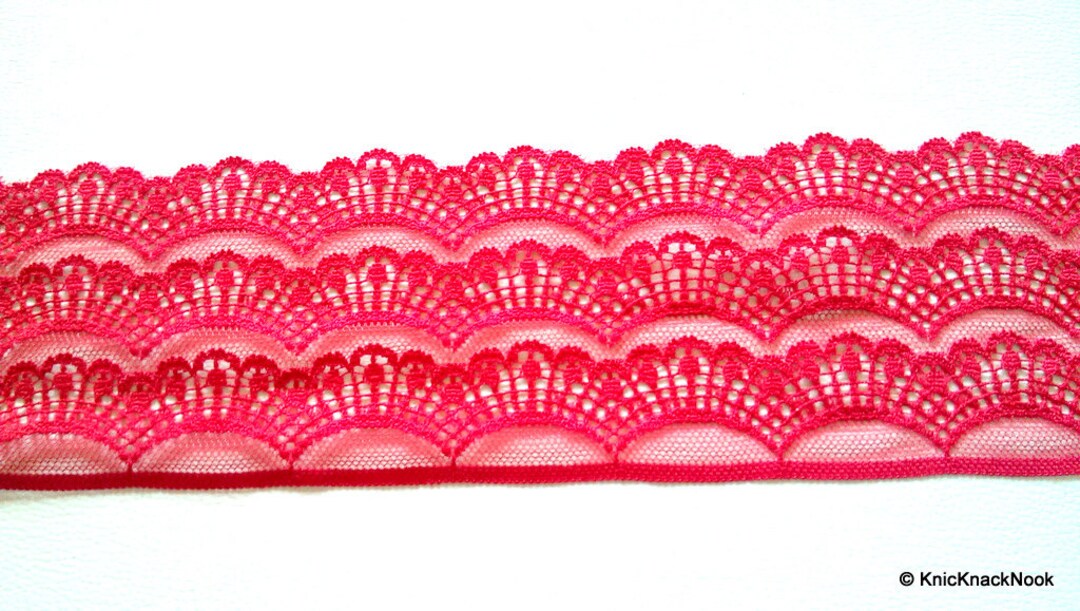 Coloured Sara Cotton Lace Trim (15mm)