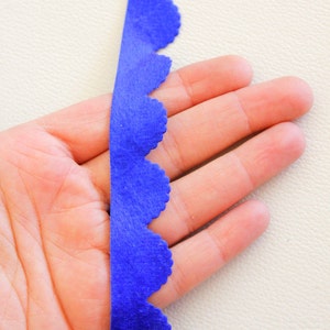 Soft Blue Scallop Lace Trim, Approx. 20mm , Border Edge Trim, Piping Trimming Decorative Craft Ribbon