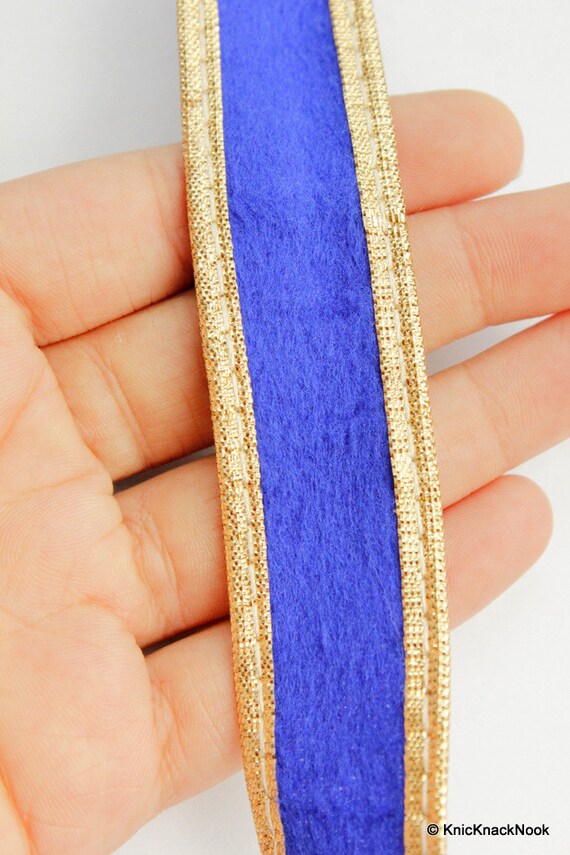Blue Ribbon Gold Border