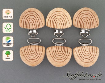 Wooden clip engraving rainbow baby clip stroller clip pacifier clip pacifier chain clip pendant clip car pendant car chain play chain