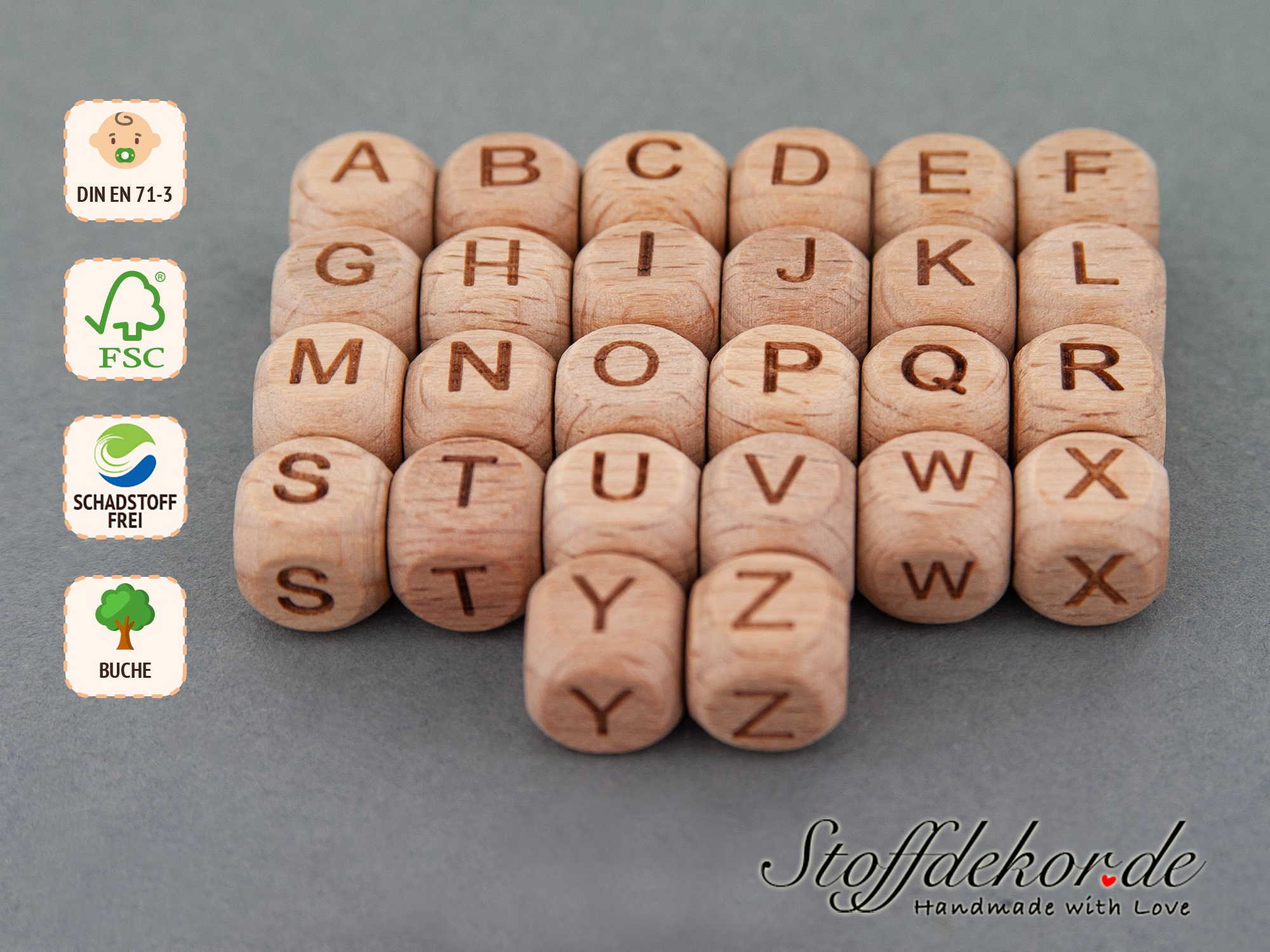 Kit de lettres de Scrabble avec points 52pcs