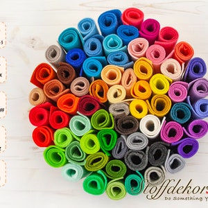 Feltro di lana 128 colori 20 x 30 cm feltro da 1 mm feltro tagliato feltro di lana merino feltro tessuto feltro da ricamo feltro di design feltro decorativo feltro merino piatto di feltro foglio di feltro