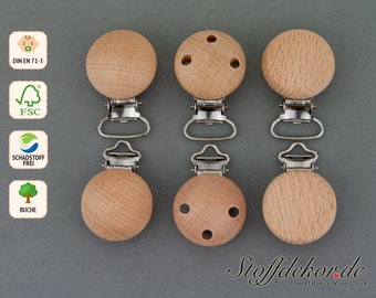 Wooden clip, pacifier clip, baby clip, pacifier chain clip, pendant clip, stroller pendant, Maxi-Cosi pendant, pacifier chains, play chains