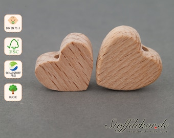 2 motif beads heart shaped beads heart beads wooden beads wooden heart beads threading beads craft beads for grasping toys car trailers