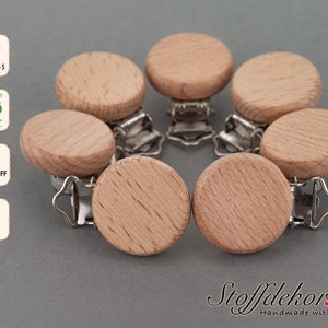 Wooden clip Pacifier clip Baby clip Car clip Pacifier chain clip Pendant clip Clip Maxi-Cosi pendant Pacifier chains Play chains