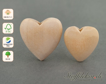 2 motif beads heart shaped beads heart beads wooden beads wooden heart beads threading beads craft beads for grasping toys carriage chains