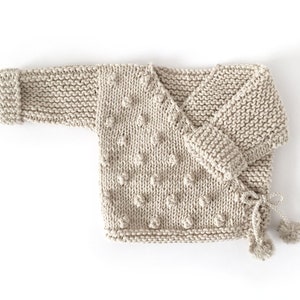 Size 12-24 months NUR Kimono PDF Knitting Pattern Instant Download image 7
